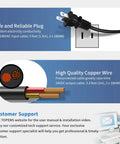Plug and copper wire design of DPS180-U AC-DC Power Supply Adapter 100-240V To 24V DC 150W Weatherproof Transformer