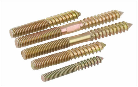 Socket Cap Screws M6 M8 M10 Set With Hanger Bolts For Wood To Metal Dowels Double Ended Furniture Fixings 10pcs