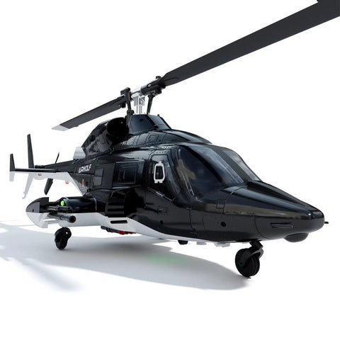 Airwolf RC Helicopter 1:27 Scale Ready To Fly With Auto Hover Six Channel Control Dual Batteries TV Accurate Air Wolf Series