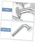50 Piece Heavy Duty Pallet Rack Safety Pins J Clip showing steel drop pins with rounded ends and easy-to-use design.