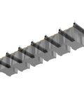 Heavy Duty Ceiling Garage Storage Racks For Bins And Totes, Space Saving Overhead Organizer With Adjustable Width, 7 Pack
