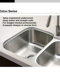 32 Inch Undermount Single Bowl Stainless Steel Kitchen Sink With 18 Gauge T-304 Build, Big Ol Rugged Yet Sleek, Rust-Resistant, Built To Last For Home Or Apartment, Cabinet Friendly Installation, Easy To Clean