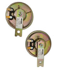 Heavy Duty 24 Volt Forklift Horn Loudspeaker Set With Blasting 110db Output, featuring two metal horn units, designed for industrial use.
