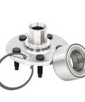 Rear Wheel Hub Bearing Replacement For Ford Explorer 2002 2010 Explorer Sport Trac 2007 2010 Lincoln Aviator 2003 2005 Mercury Mountaineer 2002 2010 Premium Precision Machined Open Bearing For A Smooth Ride No Fuss Install on white background showing metal components.