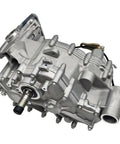 Heavy Duty ATV Transmission Assembly Gearbox Straight Plug And Play Fitment For 1000 Quads close-up angle showing detailed cast housing.