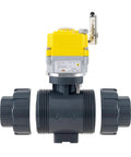Smart WiFi Water Valve 2 Inch Electric Ball Valve With DC24V Actuator And AC110 230V Power Adapter TUYA App Control