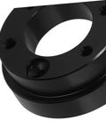 Close-up of metal Racing Car Riser Adapter Plate Auto Accessory For Enhanced Comfort And Precise Control Fits Multiple Car Models