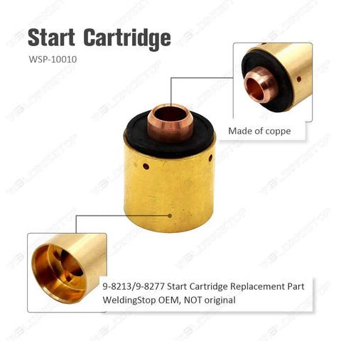 80A Standoff Tip And 9-8215 Electrode Kit For SL60 SL100 Plasma Torch Kits, start cartridge made of copper