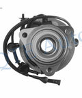 Front view of Front Wheel Hub Bearing Assembly for 1998-2000 Ford Ranger 4WD with ABS and 1998-1999 Mazda B4000 4WD