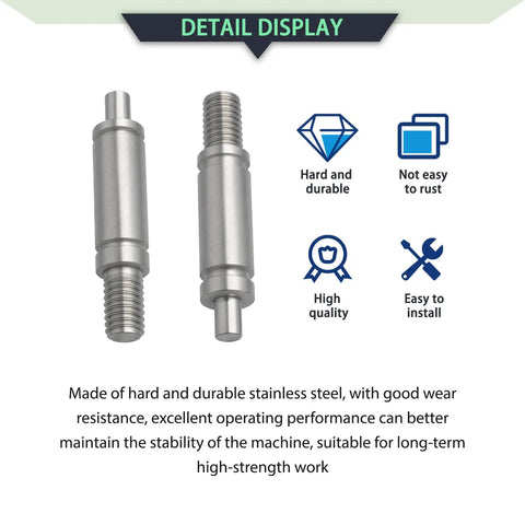 Professional Grade Dryer Drum Roller Shaft Kit Ditch The Rattle And Keep It Rolling Sweet For Whirlpool Kenmore Sears Front And Back Drum Support Replacement Fix, stainless steel roller shafts.