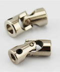 Heavy Duty Universal Joint Coupling Shaft Connector For Boat Car And Motor Projects Featuring Versatile Sizes Like 2 To 12mm, steel, compact design.