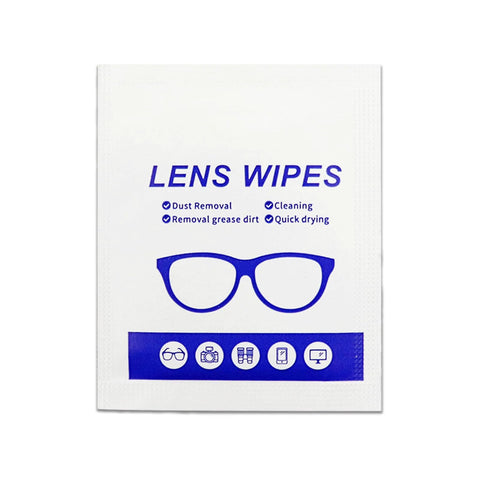 Alcohol Free Lens Wipes For Glasses And Screens Streak Free 220 Count in individual packet