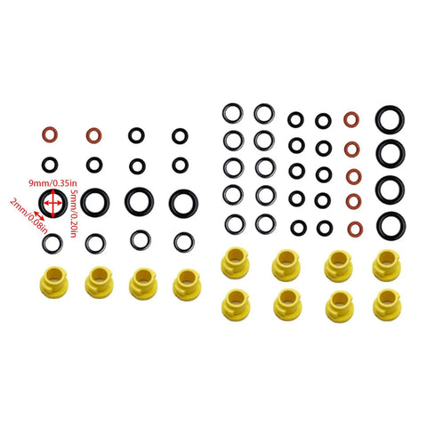 Pro Grade Pressure Washer O Ring Kit 2.640-729.0 Rubber Seals For K3 Hose Nozzle And Transmission Hydraulics, assorted sizes