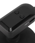Close-up of USB port and buttons on 2.4G Cordless Guitar Microphone System For Acoustic And Classical Guitars, Flexible 360 Degree Adjustable Condenser Pickup