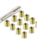 Pro Grade Thread Repair Tool Kit With 25 M14x1.25 Inserts And M16x1.25 Tap, Stainless Steel Tap and Inserts For Engine Repairs