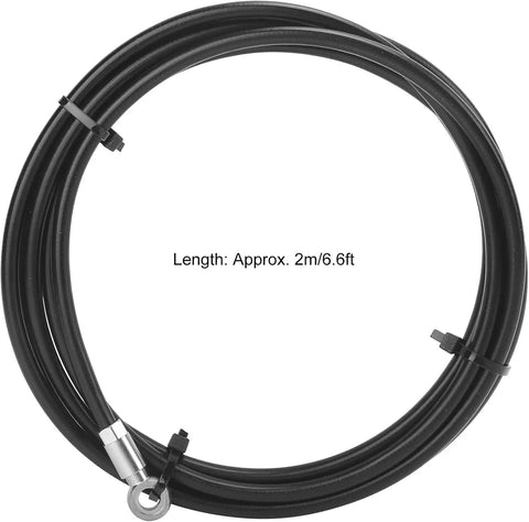 6.6Ft Bicycle Hydraulic Disc Brake Hose With Connection Insert For Guide R RS G2, stainless steel and copper joints