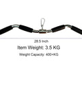 29 Inch Revolving Lat Pulldown Bar With Rubber Grip For Cable Machines, showcasing dimensions and weight specifications.