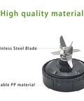 Six Fin Blender Extractor Blade Assembly Replacement For 16oz Cups, Works With A Bunch Of 6 Fin Blenders And BL Series Models like BL660