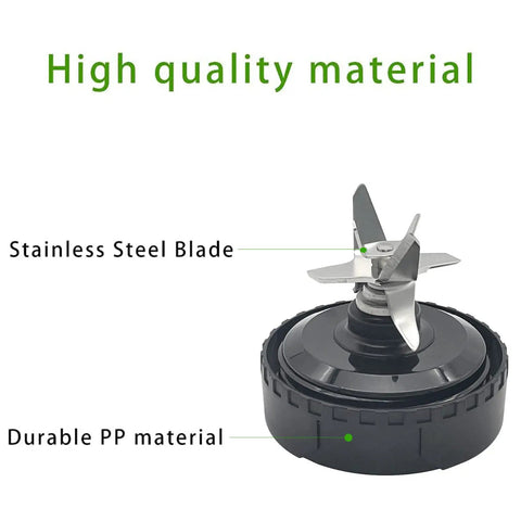 Six Fin Blender Extractor Blade Assembly Replacement For 16oz Cups, Works With A Bunch Of 6 Fin Blenders And BL Series Models like BL660
