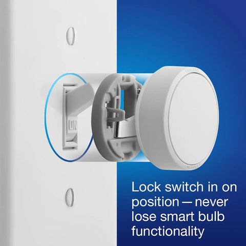 Smart Bulb Dimmer Switch Two Pack For Philips Hue Bulbs Keeps Hue Ready And Lets You Dim With No App Needed Lock The Toggle For Easy Home Lighting Control