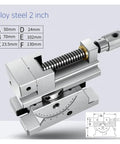 No Sweat Setup Super Tight 360 Degree Rotating Angle Vise With Rock Solid Jaw Grip, 2 inch alloy steel for precision clamping.