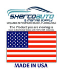 Sherco Auto Marine Supply logo and 'Made in USA' text with American flag design.