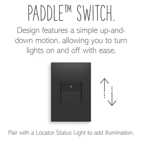 15 Amp Paddle Switch 1 Or 3 Way With Matching Graphite Wall Plate 4 Pack Sleek Upgrade For Lights And Modern Living Spaces