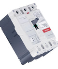 Top Shelf 15 Amp 600 Volt Three Pole Circuit Breaker Compatible With Eaton HFD3015L angled view showing switch and terminals.
