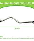 Drag Link Replacement Fits Craftsman LT2000 LTX1000 Husqvarna Poulan Roper Weed Eater Lawn Mowers Sixteen And A Quarter Inch Long Replaces 532175121 175121 917276827 Oregon 45 143 Replacement Part, 16.25 inch steel