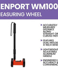 Ace At Garden Layouts With Compact Four Inch Mini Measuring Wheels For Walk Off Distances On Fence Lines, lightweight with adjustable handle.