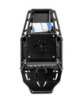Top view of 45g Nylon Rock Buggy Body Shell With Dope Aluminum Spider Panels For 1 To 24 RC Crawler Axial SCX24 C10 JLU Bronco Base Camp.