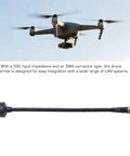 5.8G FPV Antenna With 2.5DBi Gain SMA Connector Right Hand Circular Polarization 150mm Cable Lightweight Compact For Drones