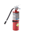 ABC Multipurpose Dry Chemical Handheld Fire Extinguisher With Aluminum Valve And Vehicle Bracket, 5 lb Agent Capacity For Class A B C Fires
