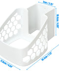 Wall Mount Bracket For Xfinity Comcast Xb8 Router Wifi Delivers Hella Smooth Setup And Keeps Your Gear Tidy And Cool While Managing Airflow And Cable Clutter Inside Any Home Office, white, heavy-duty, hexagon design.