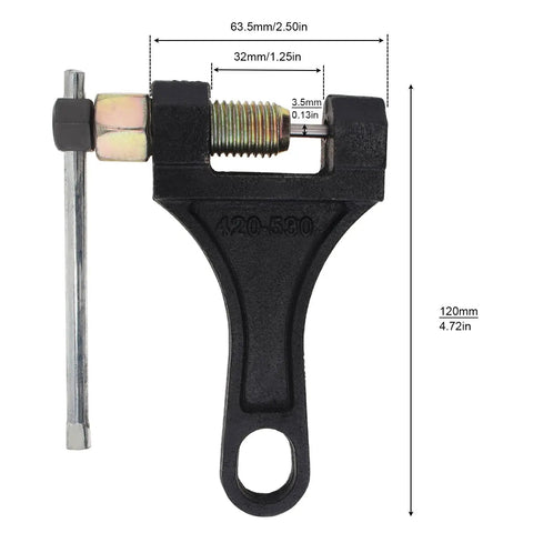 Chain Breaker Tool For 420 428 520 525 528 530 Chains Built To Last For Dirt Bikes ATVs Go Karts Scooters Motorcycles