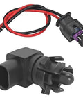 Ambient Air Temperature Sensor With Connector Pigtail Harness Compatible With Buick Envision 2016 2017 Cadillac ATS 2017 CT6 2016 Escalade 2015 2016 Escalade ESV 2015 2017 XT5 2017 GMC Acadia 2017 Canyon 2017 OEM 13583411 Replacement red and black wire sensor