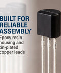 Heavy Duty Pack Of Ten Rock Solid Hall Effect Sensors With Oh49E And Ss49E Compatibility For Pro Industrial Workflows and smooth scientific setups, showing epoxy resin housing and tin-plated leads.