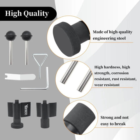 Close-up of Diesel Engine Camshaft And Crankshaft Alignment Locking Timing Tool Kit component details and material quality.