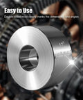 Close-up of 17 Degree Pro Grade Folding Reduction Die Set 5 Piece with Folding Cone Self Centering Stainless Steel Stabilizer.