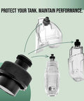Tank Cap Replacement For CrossWave Vacuum Cleaners 1785 1785A 3888A And More, OEM sealed black plastic tank cap
