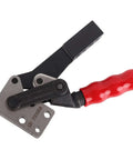 Quick Release Toggle Clamp For Heavy Duty Welding And Car Door Fixation, High Carbon Steel Fixture Clamp, red handle, side view
