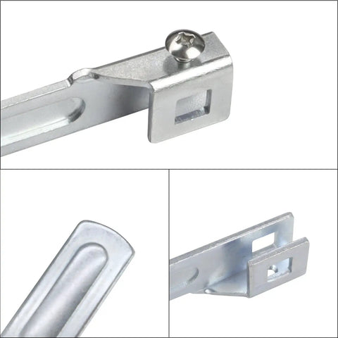 Heavy Duty Steel T Handle Cam Locking Cam For T Handle Locks Two Piece Set Left And Right Galvanized Construction Includes Screws