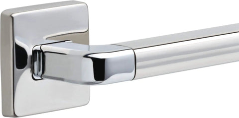 Angular Modern Grab Bar 12 Inch Polished Chrome With Concealed Mounting One And A Quarter Inch Diameter Extends Two And Three Quarter Inch