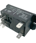 Side view of Six Pin 120VAC DPST NO Industrial Power Relay With 30A Contacts And 120V Coil Replacement For T92 Series in black housing