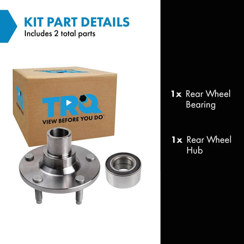 Rear Wheel Bearing And Hub Kit For 4WD Ford Escape 2001 2012 And Mercury Mariner 2005 2011 Includes Rear Wheel Bearing And Rear Hub