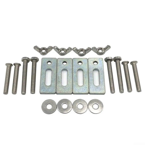 T Track Hold Down Clamps For CNC Router And Drill Press components, zinc-aluminum alloy, with bolts and washers
