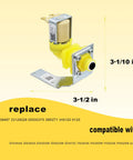 Model 000009120 Ice Machine Water Inlet Valve 120V 60Hz 5W heavy duty replacement with metal bracket and hose connector