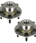 Two Front Wheel Hub And Bearing Assembly Set For Dodge Ram 1500 2002 To 2008 Left And Right 515072 OE Replacement