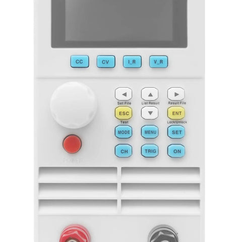 Heavy Duty Electronic Load Tester 400W 150V 40A With Digital Multimeter control panel with colored buttons and display