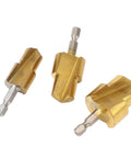 Grab This Awesome Plumbing Kit With High Carbon Steel Ppr Pipe Reamer Bits And Step Drill Tools For Smooth Pvc Fitting Expansion And Professional Maintenance Works. 19mm 24mm 31mm high carbon steel PPR PVC reamer bits with hex shanks